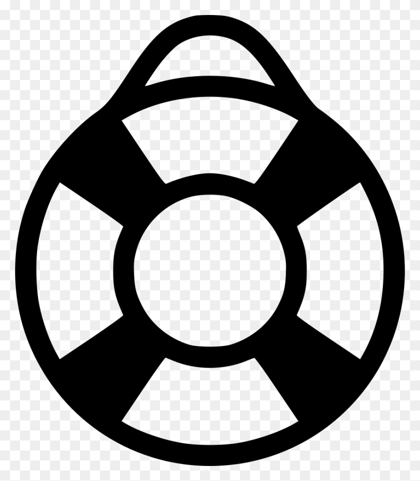 848x980 Png Файл Svg Lifesaver Ring, Черно-Белое Изображение, Рулевое Колесо, Символ, Шаблон Hd Png