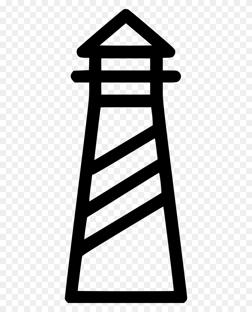 408x980 File Svg Lighthouse Icon Transparent, Label, Text, Triangle HD PNG Download
