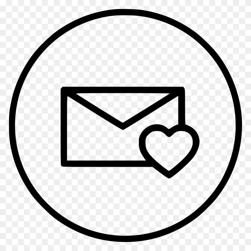980x980 File Svg Love Message Icon, Envelope, Mail, Airmail HD PNG Download