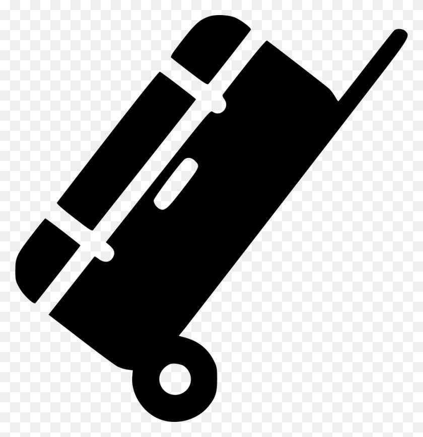 944x980 File Svg Luggage Bag Icon, Axe, Tool, Stencil HD PNG Download