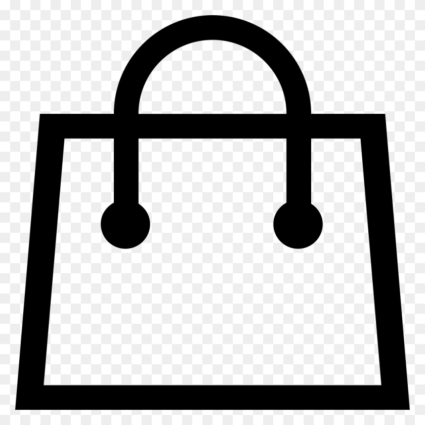 980x980 Descargar Png File Svg Mall Bag Icon, Juego Hd Png
