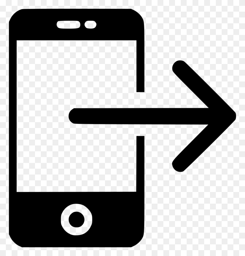 932x980 File Svg Mobile Transfer Icon, Electronics, Phone, Text HD PNG Download