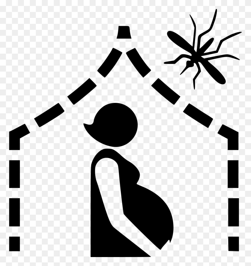 918x980 File Svg Mosquito Net Icon, Stencil, Text HD PNG Download