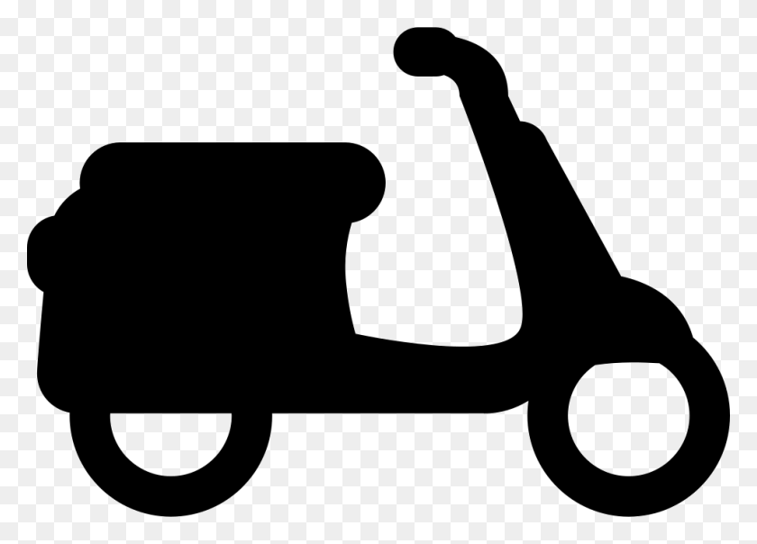 980x684 File Svg Motor Icon, Vehicle, Transportation, Scooter HD PNG Download