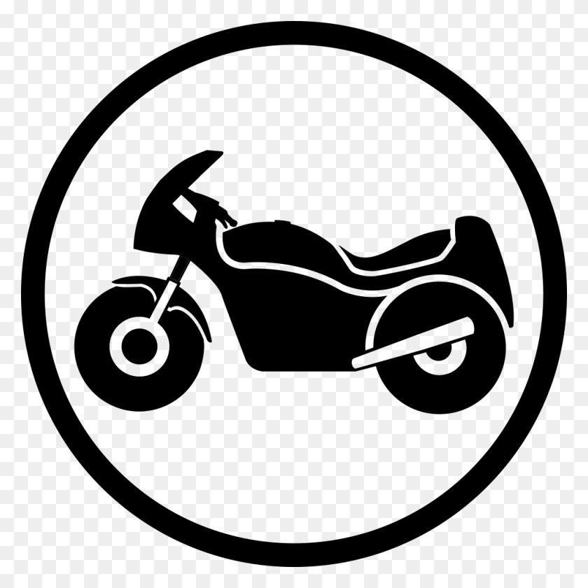 980x980 File Svg Motorcycles Clipart Black And White, Vehicle, Transportation, Stencil HD PNG Download