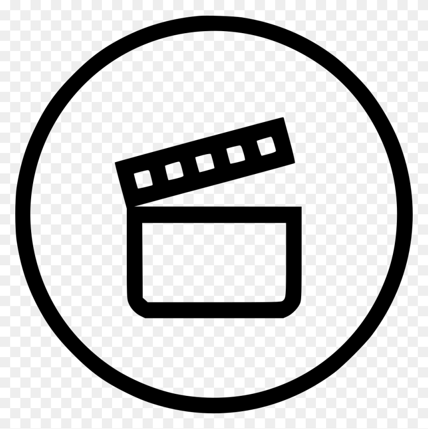 980x982 File Svg Movie Filming Icon, Label, Text, Sticker HD PNG Download