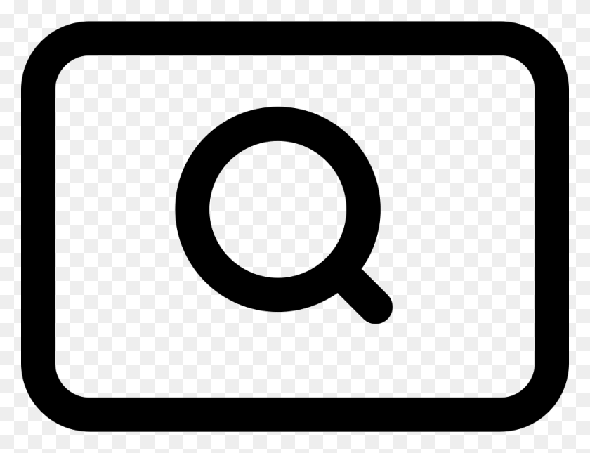 980x736 File Svg Number 6 Icon, Magnifying, Text HD PNG Download