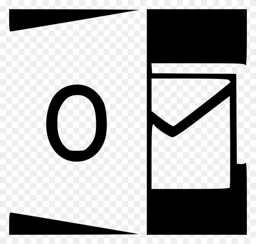 980x932 Файл Svg Office 365 Логотип Outlook, Число, Символ, Текст Hd Png Скачать
