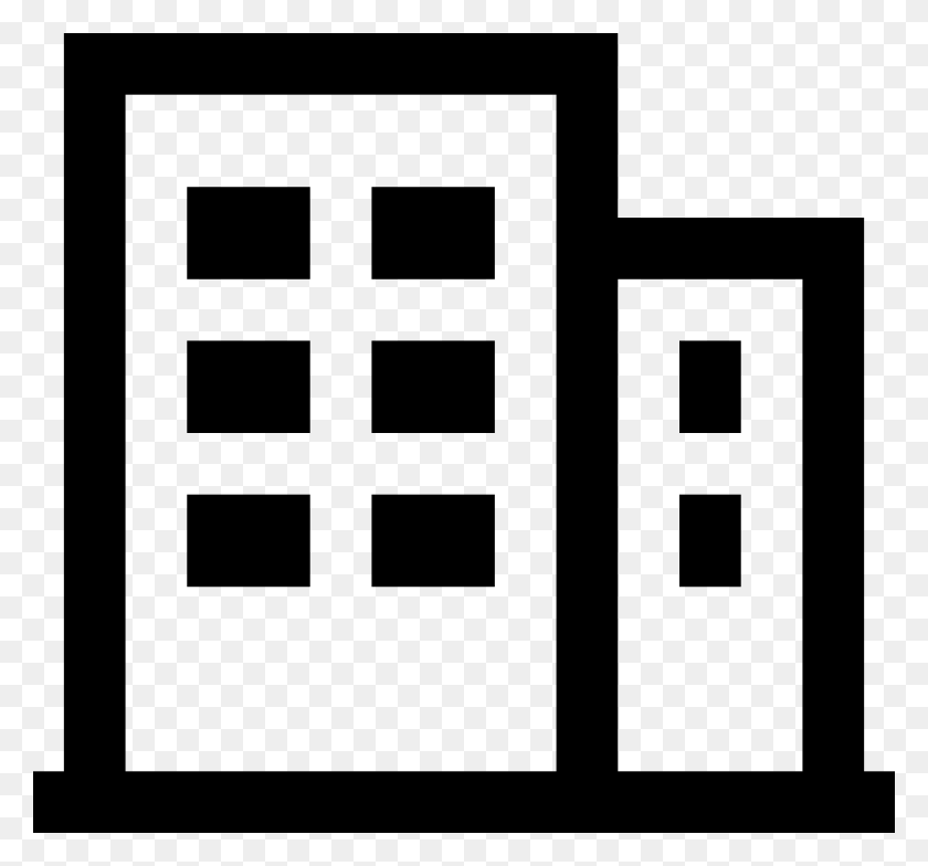 980x910 Файл Svg Логотип Офисного Здания, Трафарет, Коврик, Символ Hd Png Скачать