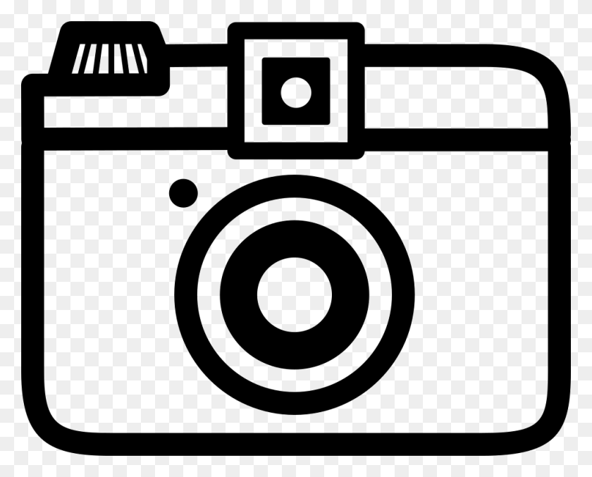 980x776 File Svg Outline Of A Camera, Electronics, Digital Camera, Stencil HD PNG Download