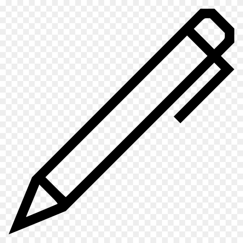 980x980 File Svg Pencil Light Blue Icon HD PNG Download
