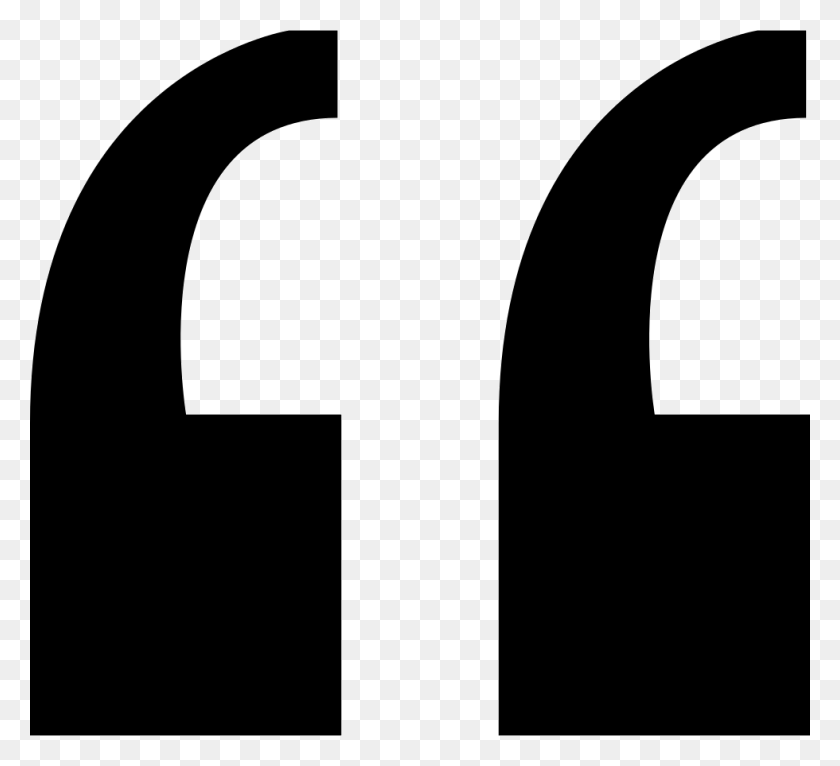 980x888 File Svg Quotation Marks Symbol, Lock, Stencil, Security HD PNG Download