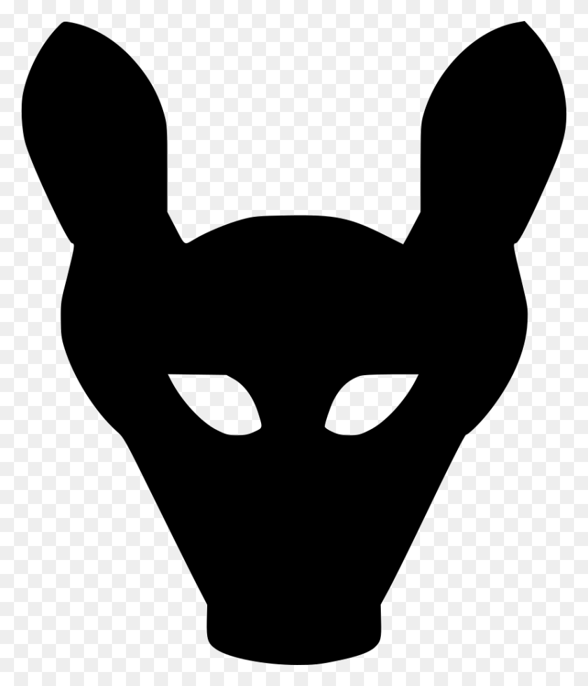 830x980 File Svg Rat Head Silhouette, Mask, Stencil, Pillow HD PNG Download