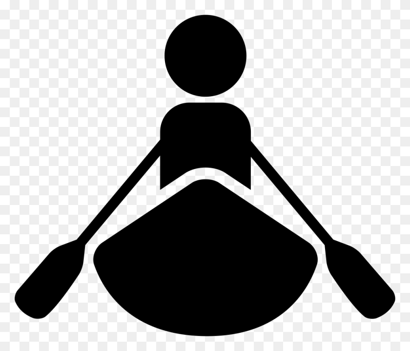 980x828 File Svg Rowing Icon, Oars, Shovel, Tool HD PNG Download