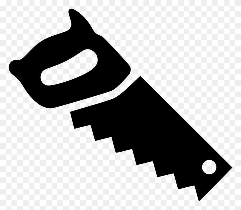 980x848 File Svg Saw Icon, Hammer, Tool, Blade HD PNG Download