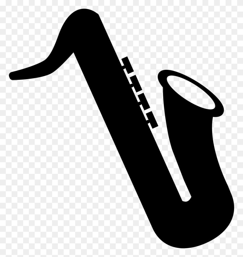924x980 File Svg Saxophone Logo Transparent, Leisure Activities, Hammer, Tool HD PNG Download