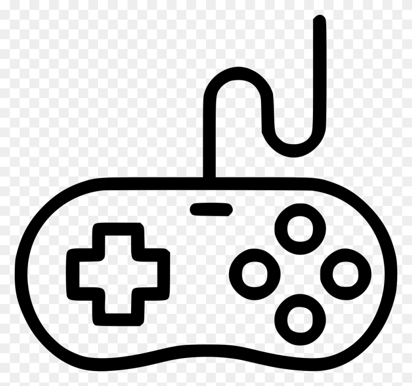 980x914 File Svg Snes Controller Icon Svg, Electronics, Joystick, Lawn Mower HD PNG Download