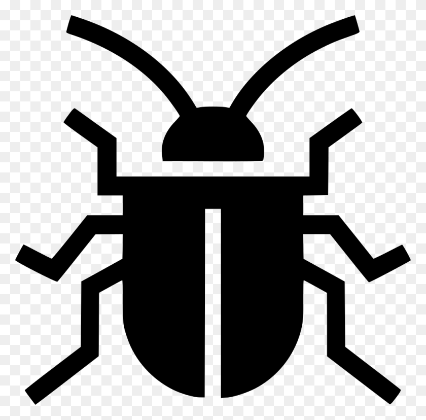 980x966 File Svg Software, Stencil, Insect, Invertebrate HD PNG Download