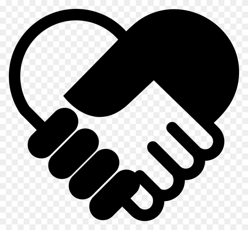980x904 File Svg Solidarity Icon, Hand, Handshake HD PNG Download