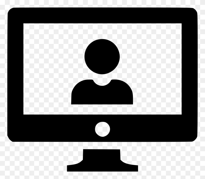 980x848 File Svg Teleconference Icon, Symbol, Logo HD PNG Download