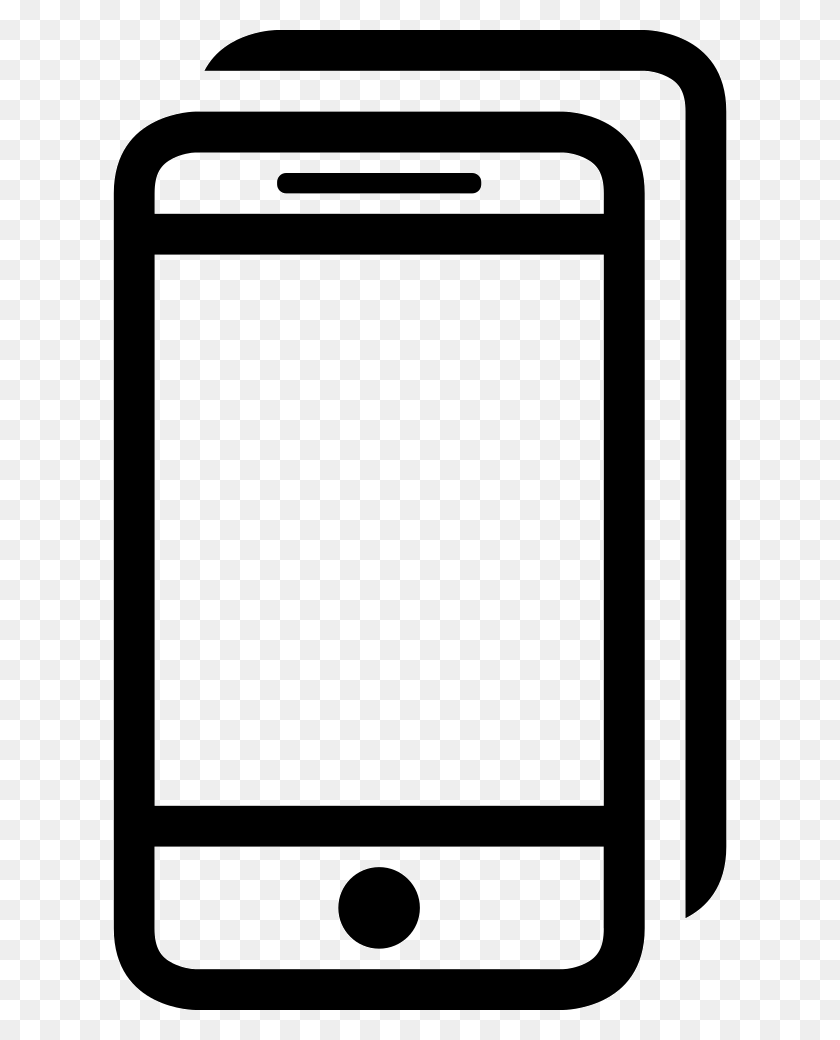 614x980 Descargar Png File Svg Tlphone Cellulaire, Electronics, Phone, Screen Hd Png