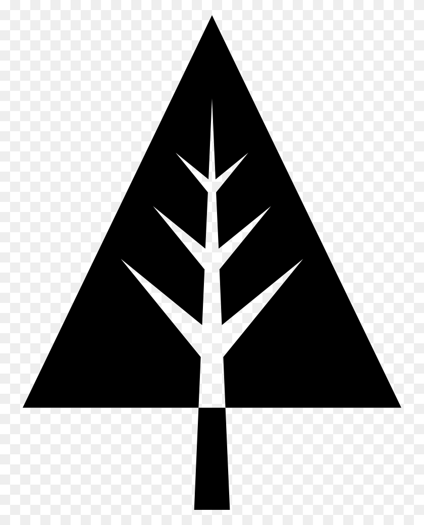 752x980 File Svg Tree Icon Vector, Cross, Symbol, Arrow HD PNG Download