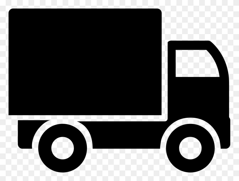 981x726 File Svg Truck Icon Free, Van, Vehicle, Transportation HD PNG Download