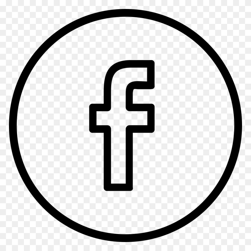 980x980 Файл Svg Белый Круг Значок Facebook, Символ, Логотип, Товарный Знак Hd Png Скачать