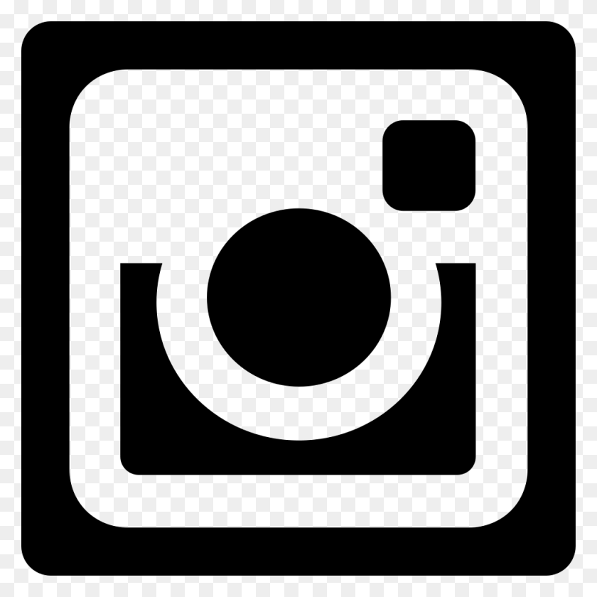 980x980 Файл Svg Белый Круглый Логотип Instagram, Символ, Трафарет, Текст Hd Png Скачать