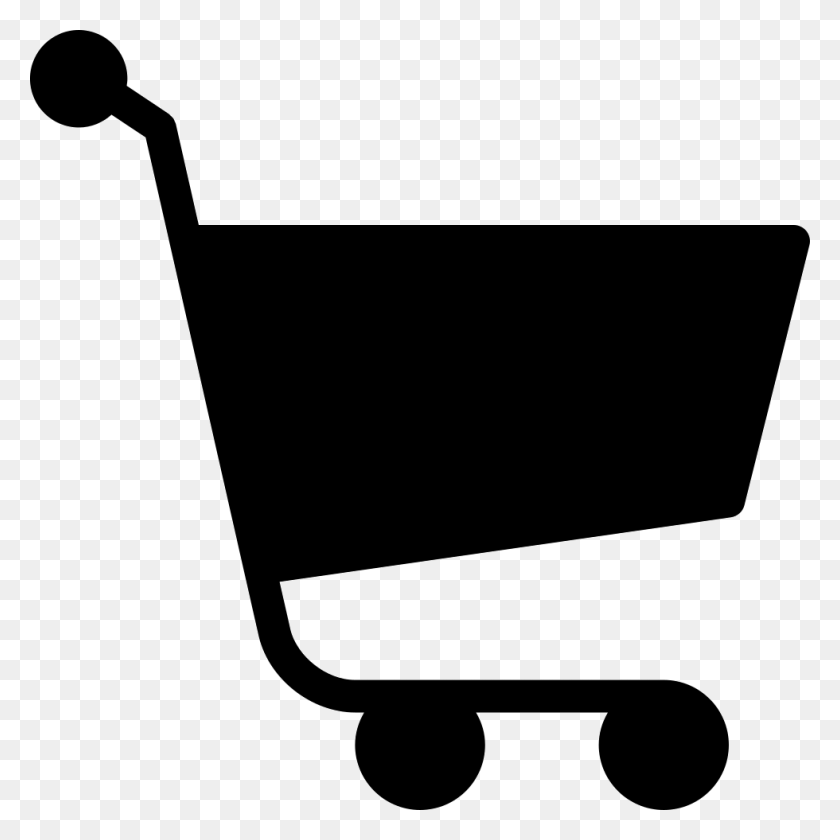 980x980 File Svg Winkelwagen Svg, Shopping Cart, Stencil HD PNG Download