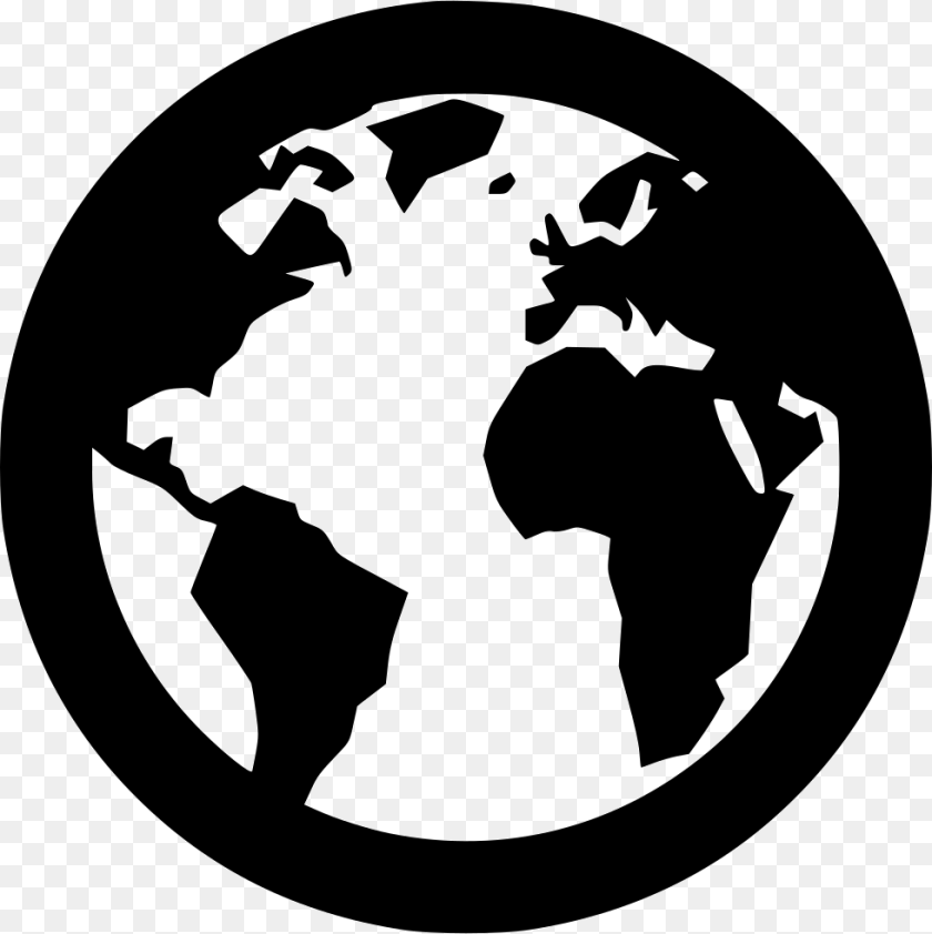 980x982 File Svg World Map White, Astronomy, Outer Space, Stencil Clipart PNG