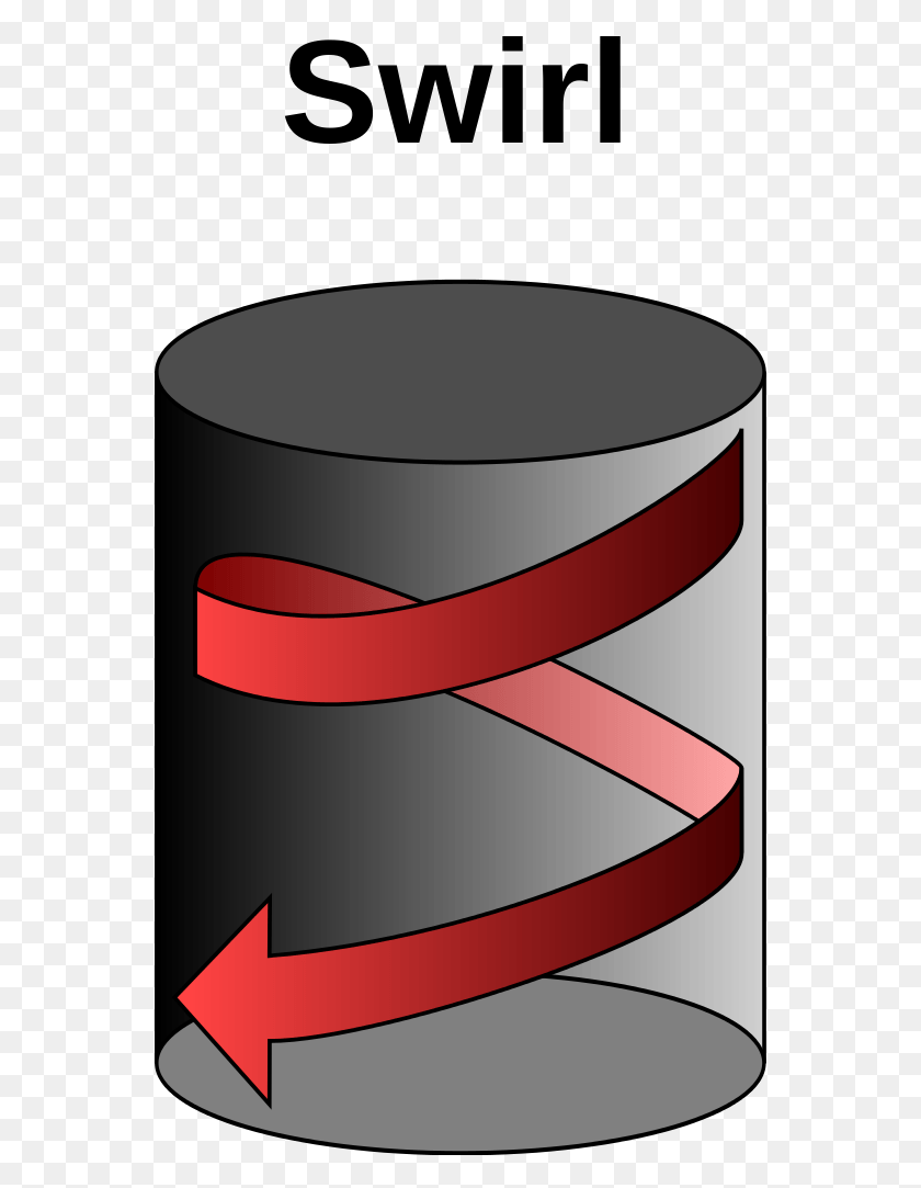 558x1023 File Swirl Svg Swirl And Tumble, Cylinder, Tape HD PNG Download