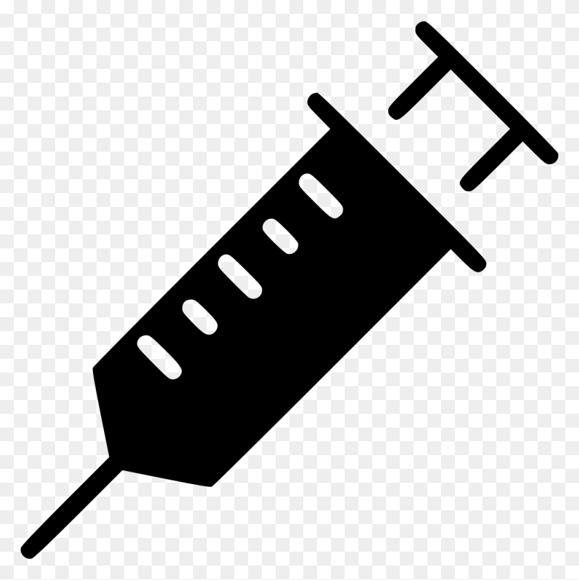 980x982 File Syringe Icon, Injection, Bottle, Pin HD PNG Download