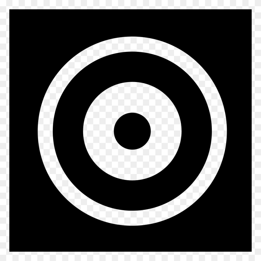 980x980 File Target Icon White, Symbol, Spiral, Text Descargar Hd Png