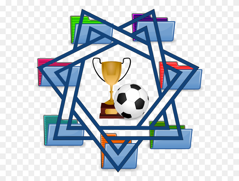 599x577 File Te2012 Svg Star Of Babalon, Soccer Ball, Ball, Soccer HD PNG Download