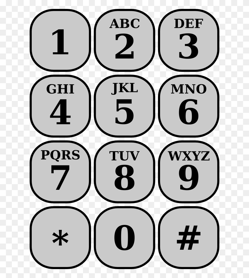 640x876 File Telephone Keypad Phone Keypad, Number, Symbol, Text HD PNG Download