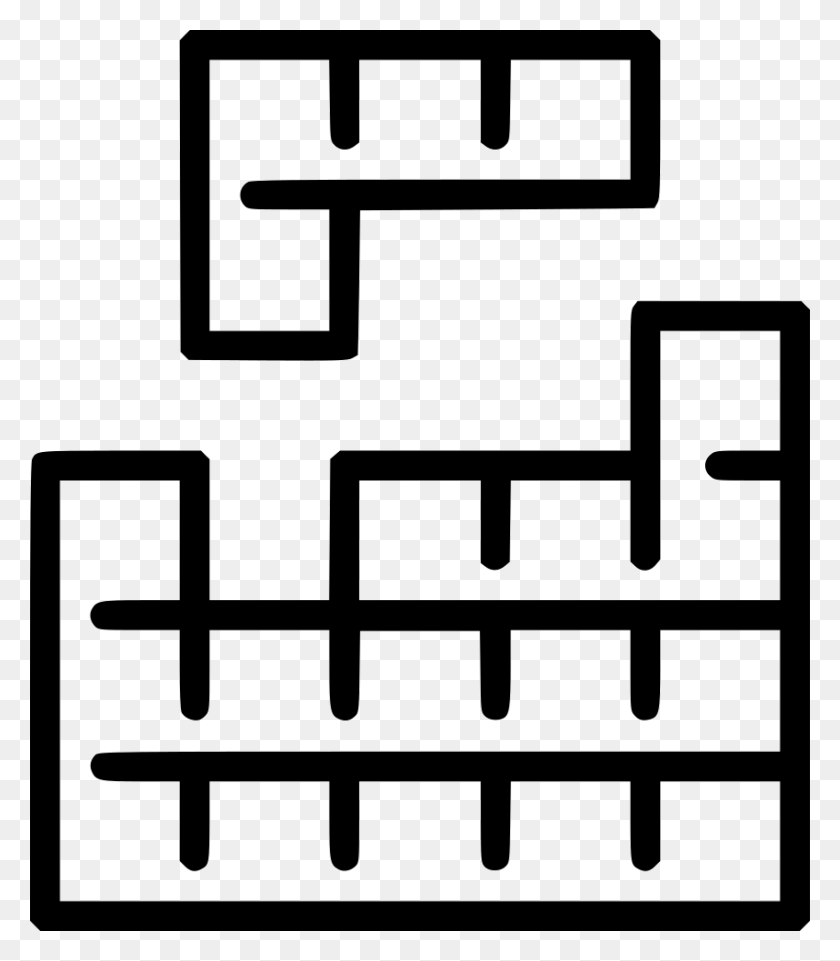 848x980 Descargar Png / Icono De Archivo Tetris, Número, Símbolo, Texto Hd Png