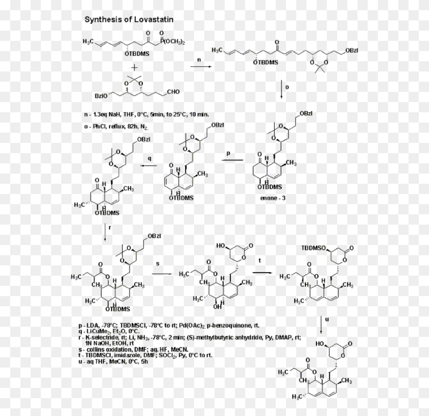 565x755 File Totalsynthesis2 Chemical Synthesis Of Pravastatin, Text, Menu, Plot HD PNG Download