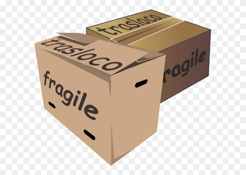 607x537 File Trasloco Box, Package Delivery, Carton, Cardboard HD PNG Download