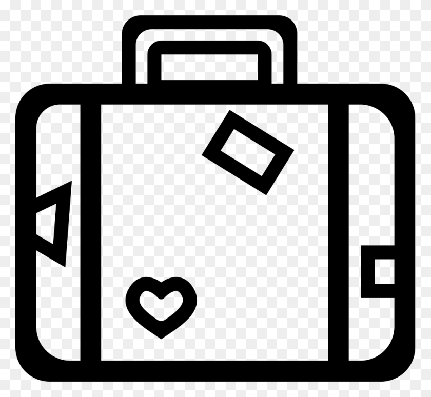 981x898 File Travel Stickers Vector, Briefcase, Bag, First Aid HD PNG Download