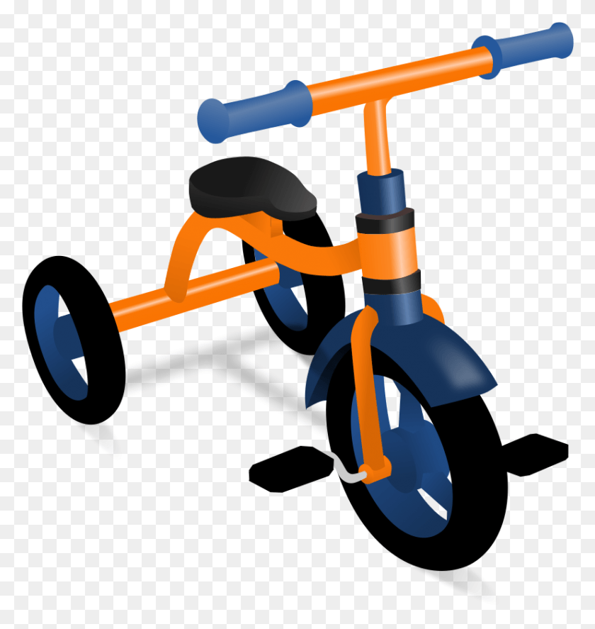 827x877 File Trike Svg Tricycle Clipart, Vehicle, Transportation, Scooter HD PNG Download