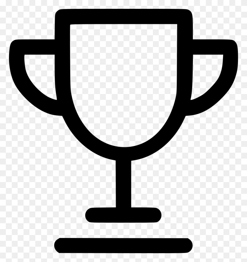 918x980 File Trophy Icon Svg, Lamp HD PNG Download