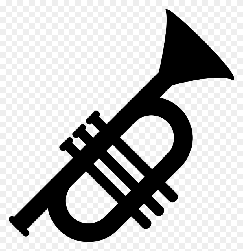 948x982 File Trumpet Svg, Axe, Tool, Horn HD PNG Download