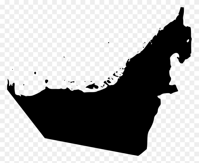 981x790 Descargar Png / Mapa De La Capital De Los Emiratos Árabes Unidos Png