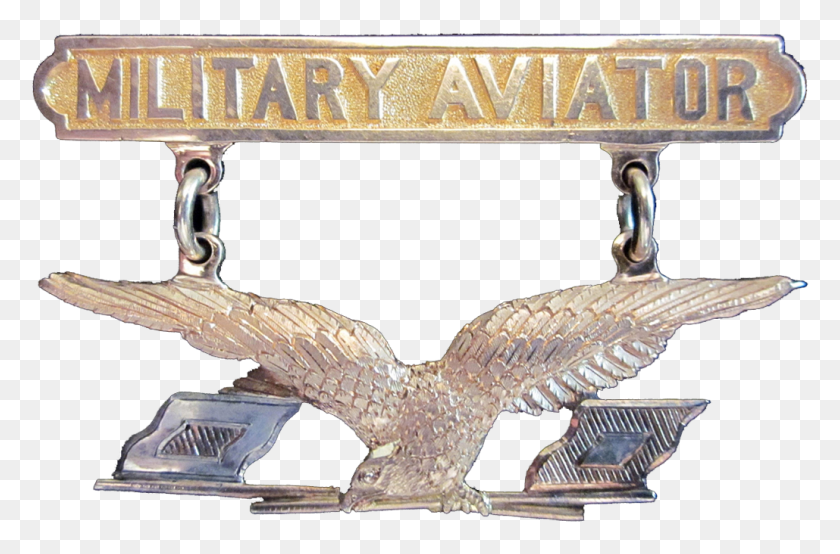 1029x653 File Usa Aviator Wings 1913 Aviation Section Us Signal Corps Badge, Dinosaur, Reptile, Animal HD PNG Download