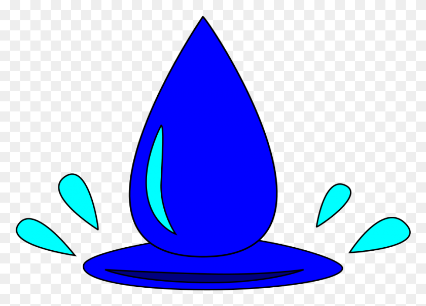 897x626 File Water Droplet Svg Wikimedia Commons Water Clip Art, Clothing, Apparel, Hat HD PNG Download
