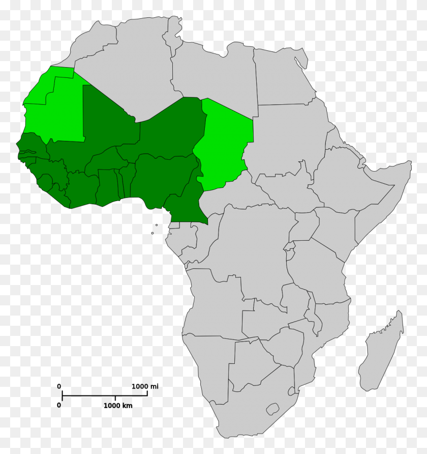 1140x1217 File West Africa Svg Outline Of West Africa, Map, Diagram, Atlas HD PNG Download