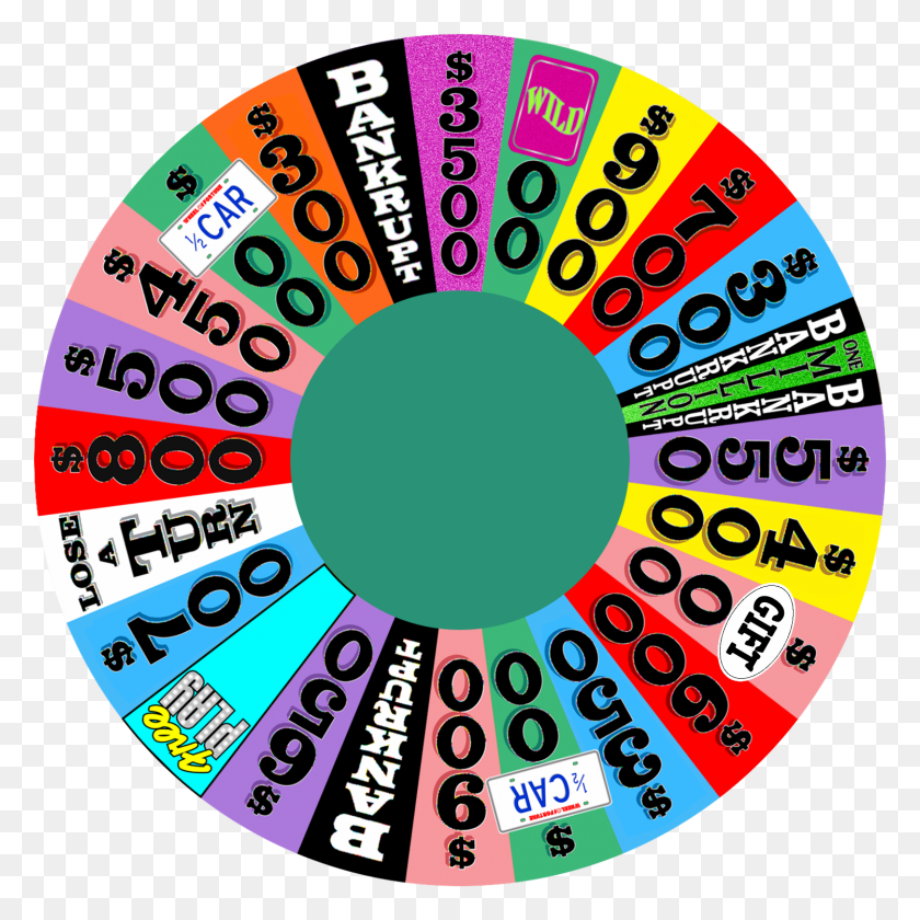 1500x1500 File Wheel Of Fortune Season 35 Wheel, Flyer, Poster, Paper HD PNG Download