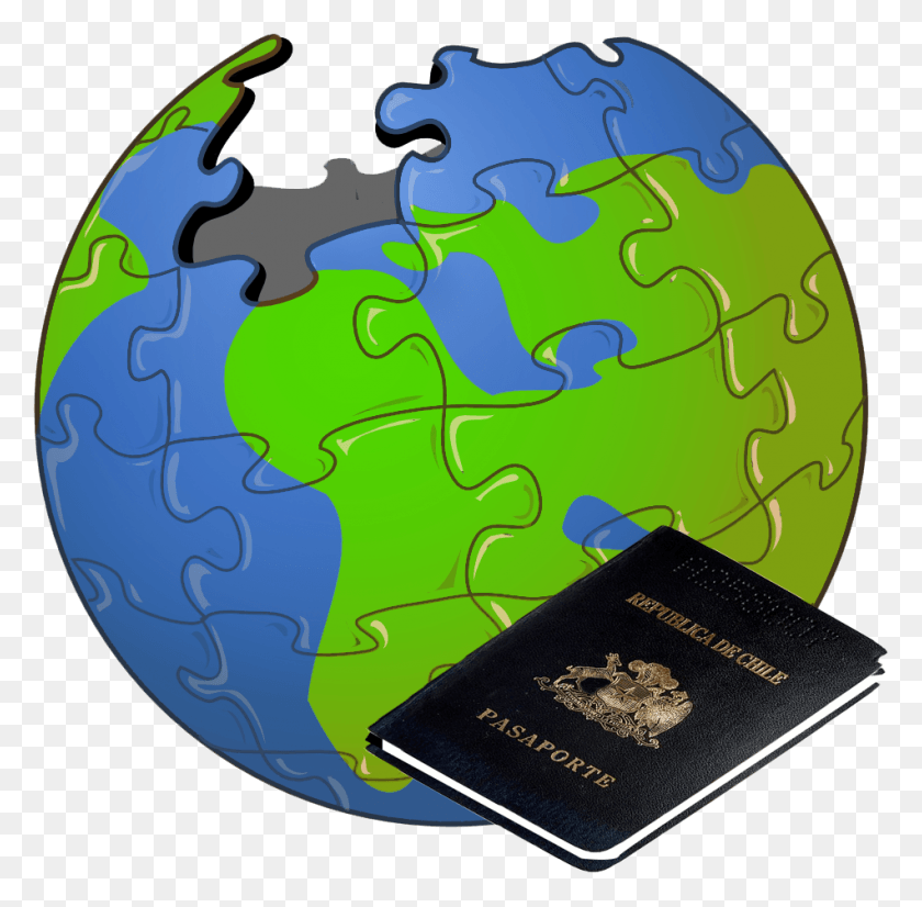 950x933 File Wikiglobe Earth, Passport, Id Cards, Document HD PNG Download