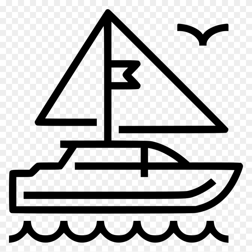 980x982 File Yacht Clipart, Triangle, Symbol, Vehicle HD PNG Download